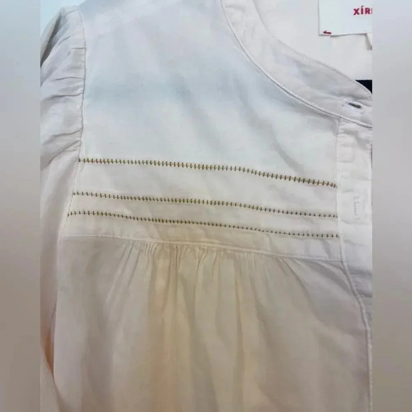 Xirena Lily Long Sleeve Blouse Light Pink Size Small - Picture 5 of 6